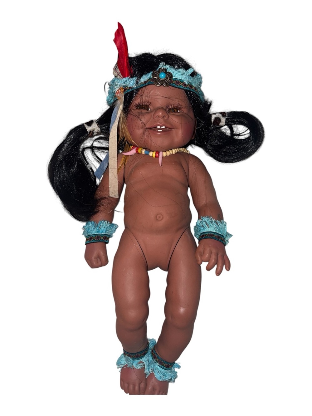 Vintage Ethnic/Native American-
Doll -